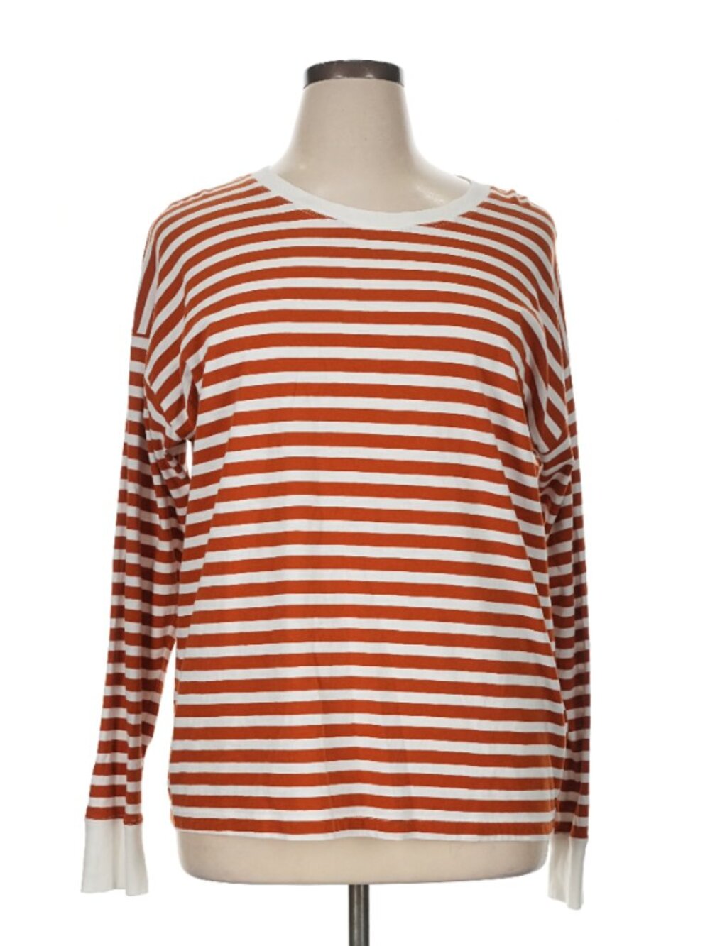 EUC J.Crew Factory Store Striped Long Sleeve Tee